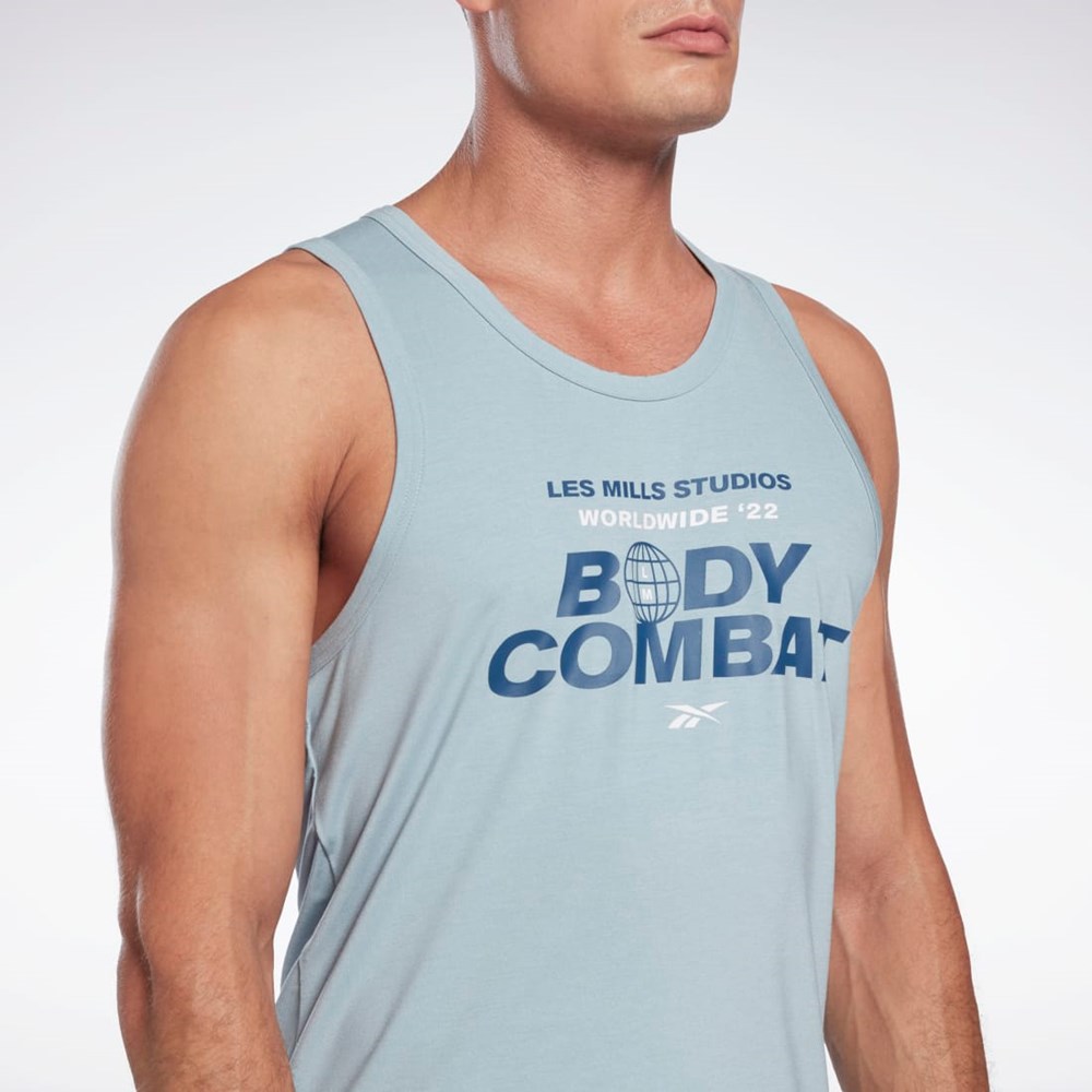 Reebok Les Mills® BodyCombat® ACTIVCHILL+DREAMBLEND Tank Top Harmaat | YLJQZB-863