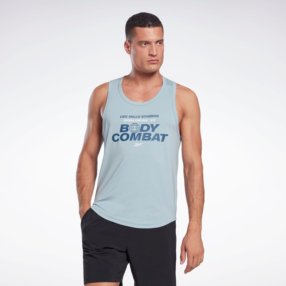 Reebok Les Mills® BodyCombat® ACTIVCHILL+DREAMBLEND Tank Top Harmaat | YLJQZB-863