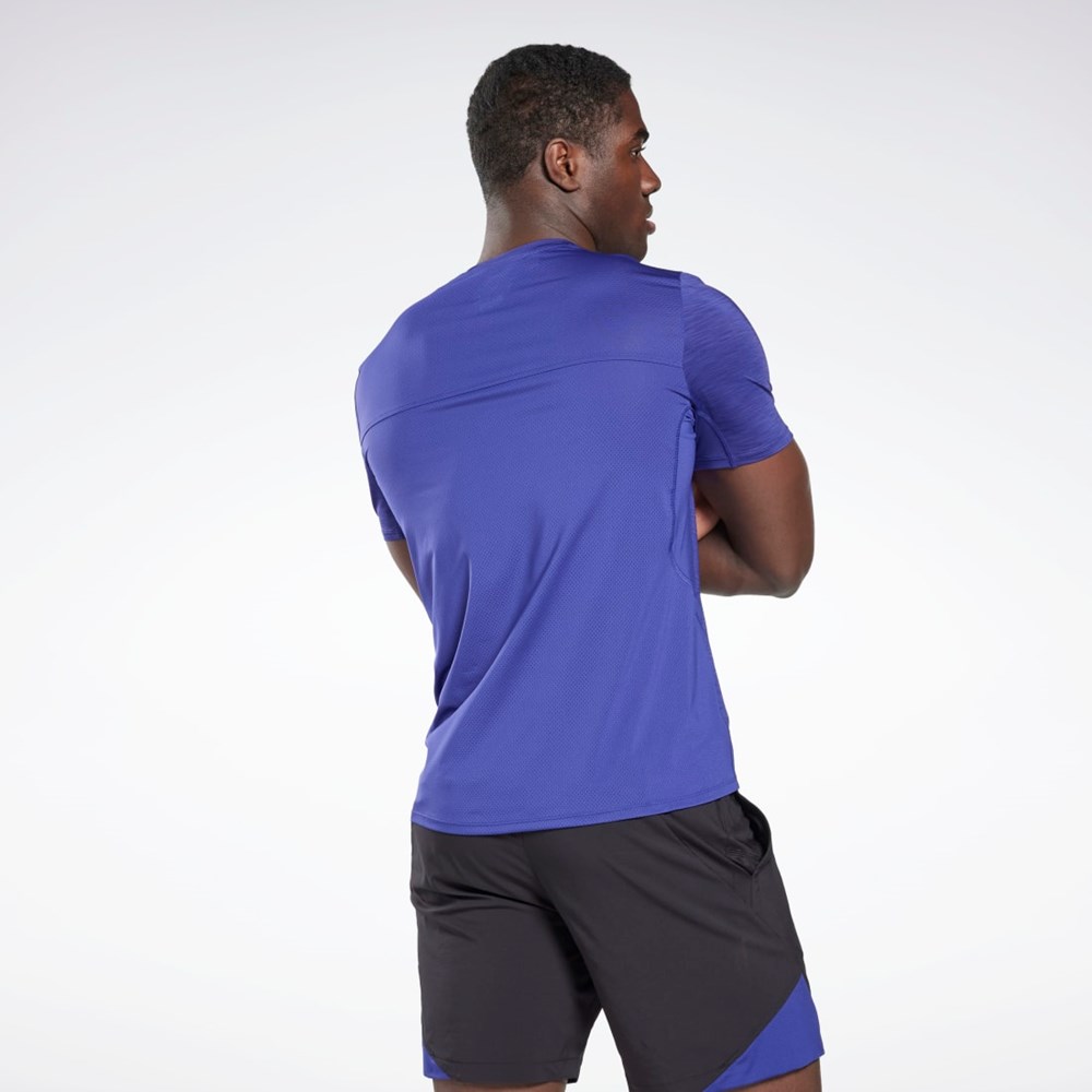 Reebok Les Mills® BodyPump® ACTIVCHILL Athlete T-Shirt Violetit | HYDXKZ-189