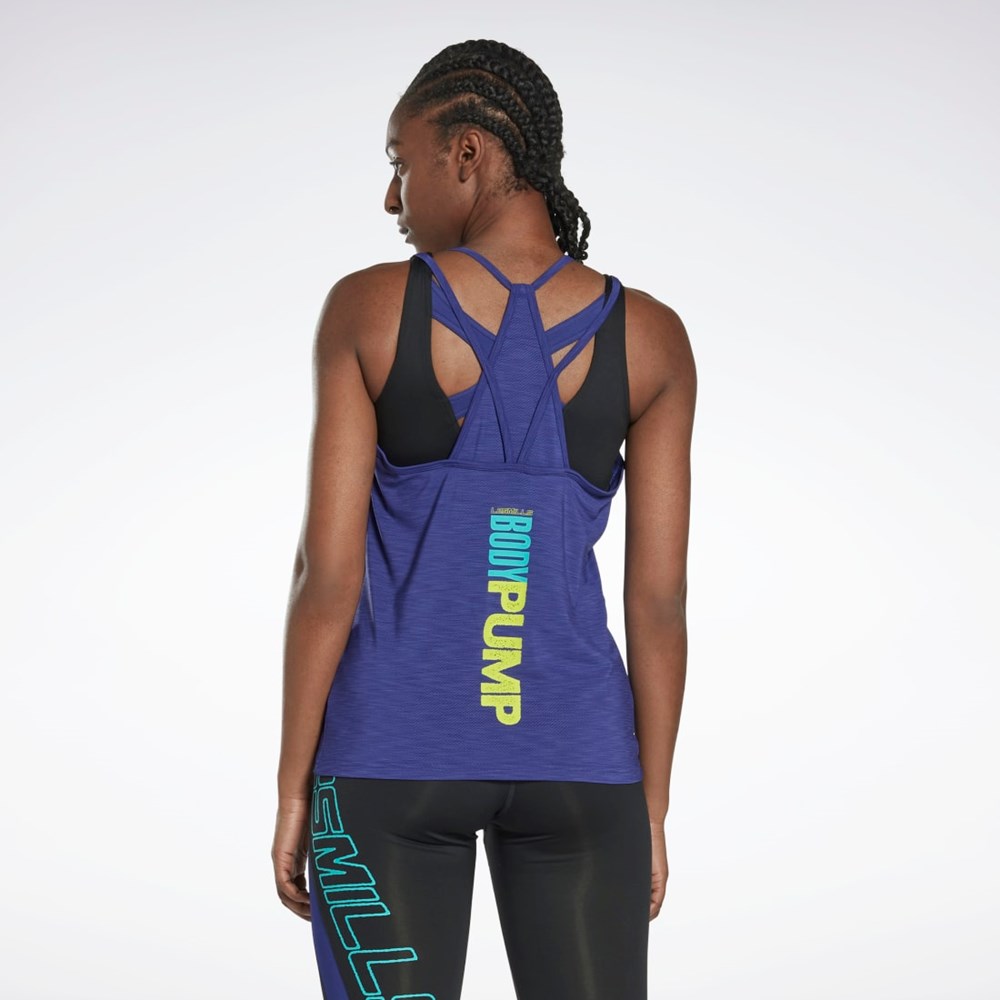 Reebok Les Mills® BodyPump® ACTIVCHILL Urheilulliset Tank Top Violetit | MWNSUK-654