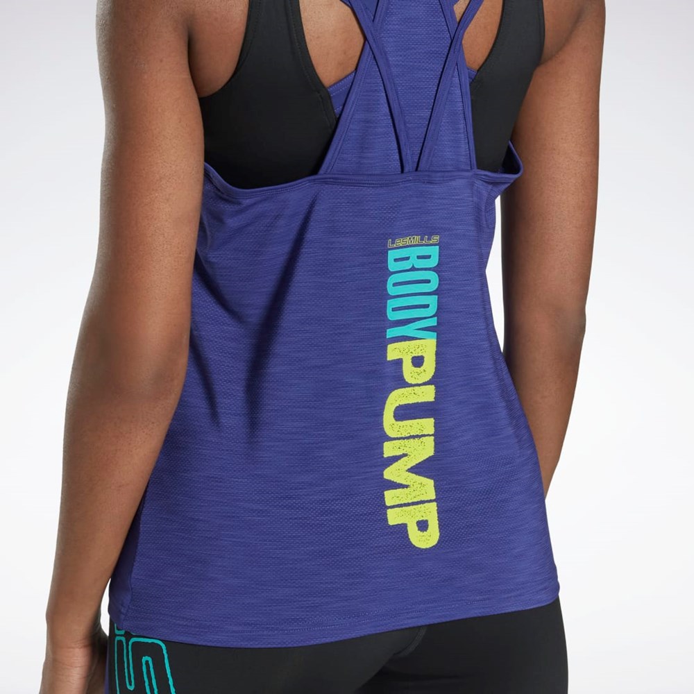 Reebok Les Mills® BodyPump® ACTIVCHILL Urheilulliset Tank Top Violetit | MWNSUK-654