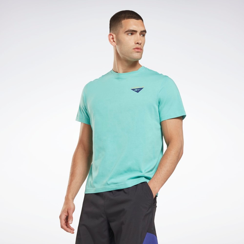 Reebok Les Mills® Graafinen T-Shirt Semi Classic Teal | LIXNWC-543