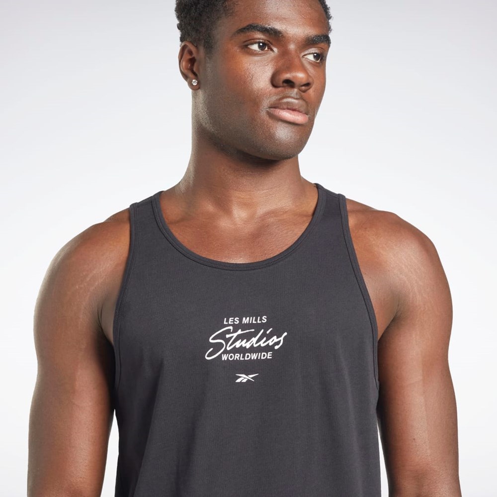 Reebok Les Mills® Graafinen Tank Top Mustat | BVKSEJ-436