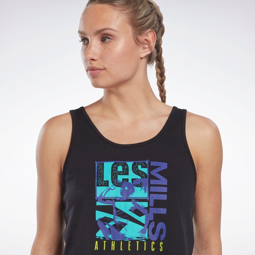 Reebok Les Mills® Graafinen Tank Top Mustat | WFXJZQ-925