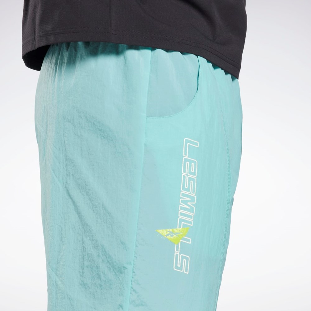 Reebok Les Mills® Kevyet Woven Shorts Semi Classic Teal | TYLNEG-657