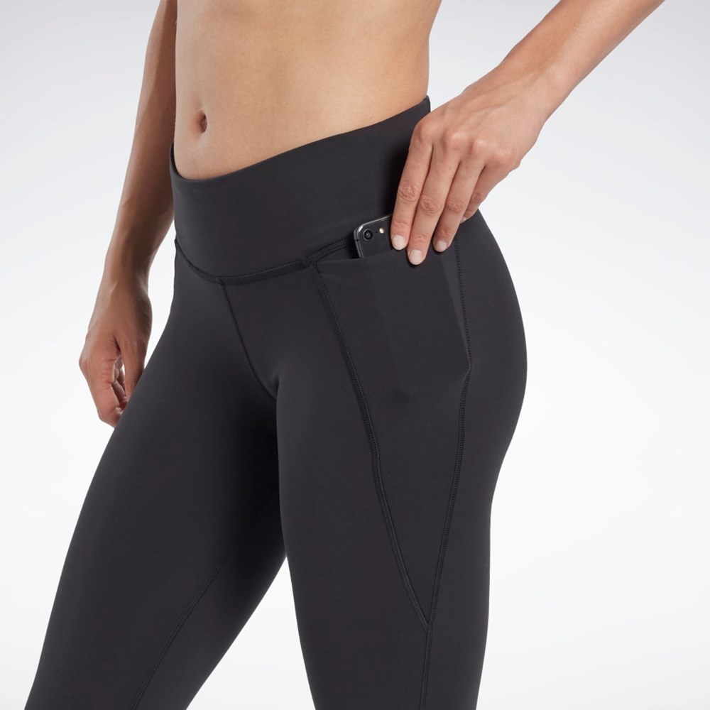 Reebok Les Mills® Lux Vector Graafinen Leggings Mustat | AYQDTW-923