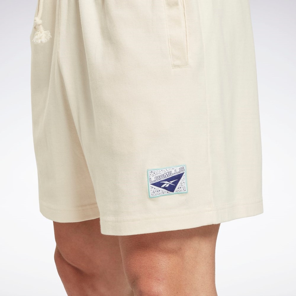 Reebok Les Mills® Natural Dye Rib Shorts Non-Dyed | DIRAJP-210
