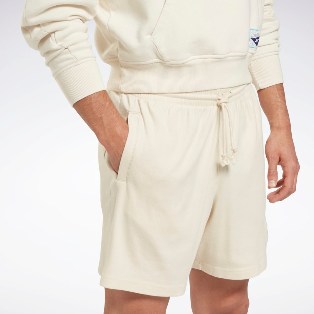 Reebok Les Mills® Natural Dye Rib Shorts Non-Dyed | DIRAJP-210