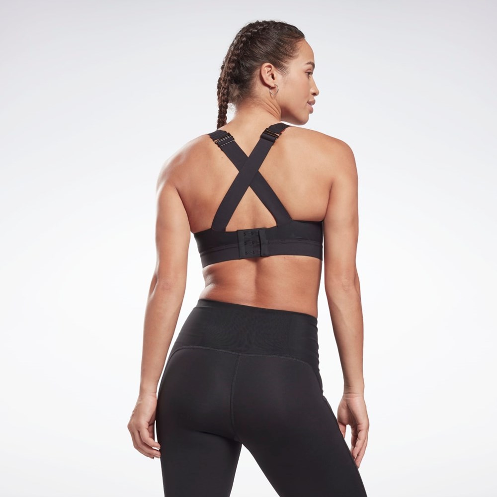 Reebok Les Mills® PureMove Plus Sports Bra Mustat | CTXEYH-503