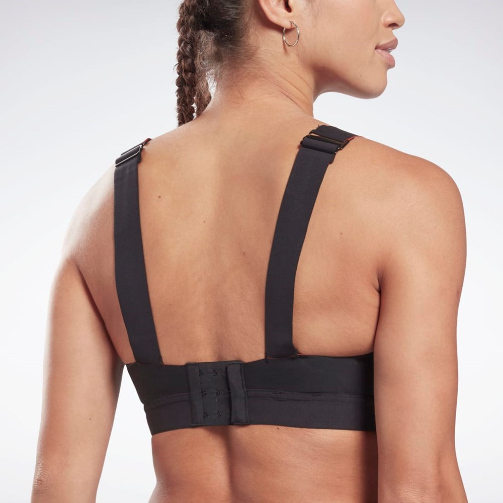 Reebok Les Mills® PureMove Plus Sports Bra Mustat | CTXEYH-503