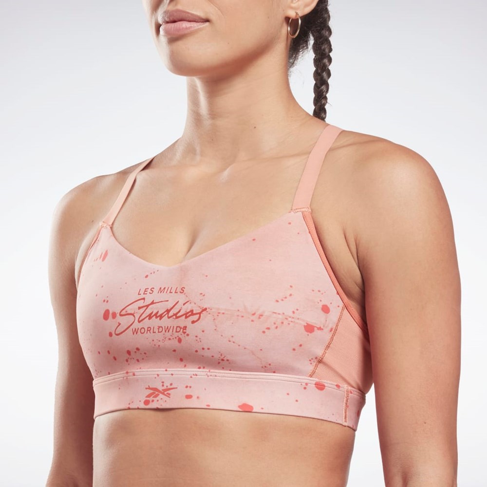 Reebok Les Mills® Strappy Sports Bra Koralli | URYVBJ-753