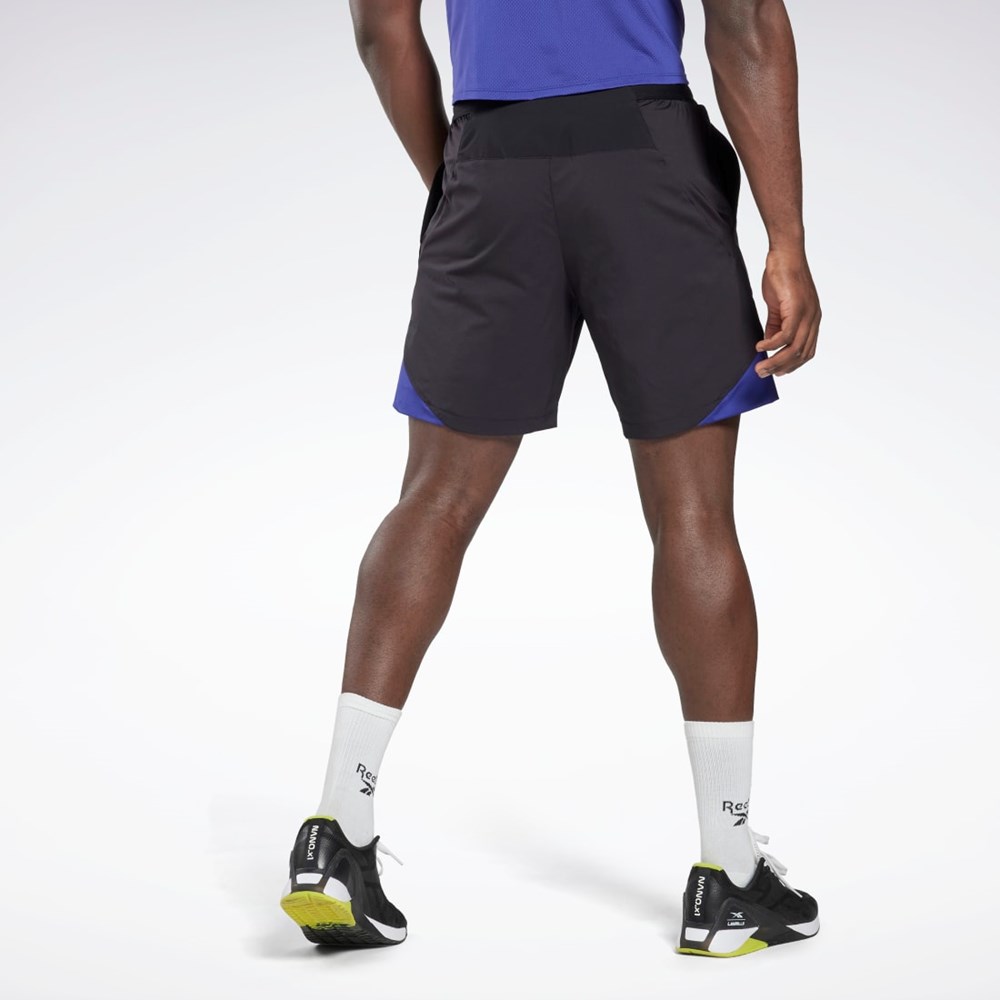 Reebok Les Mills® Strength 2.0 Shorts Mustat | QRVNUE-851