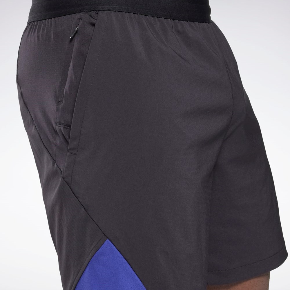 Reebok Les Mills® Strength 2.0 Shorts Mustat | QRVNUE-851