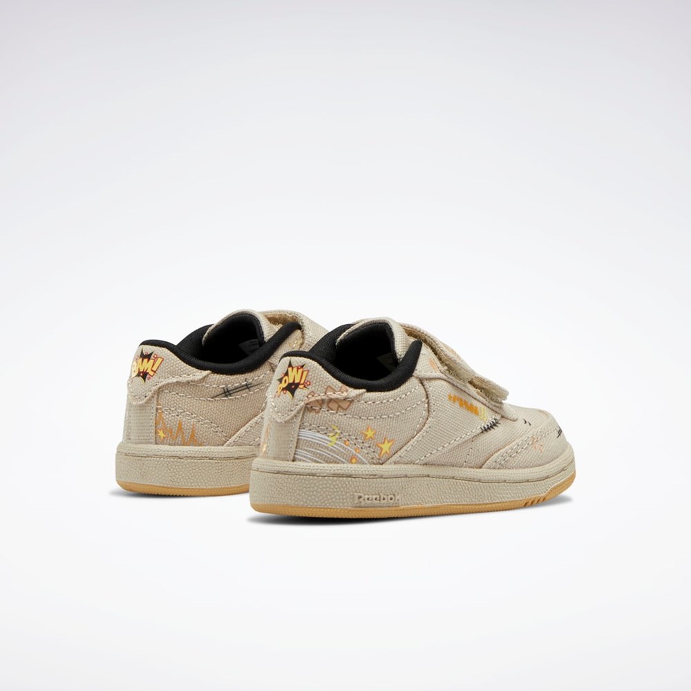 Reebok Looney Tunes Club C 85 Shoes - Toddler Mustat | RIWFNK-680