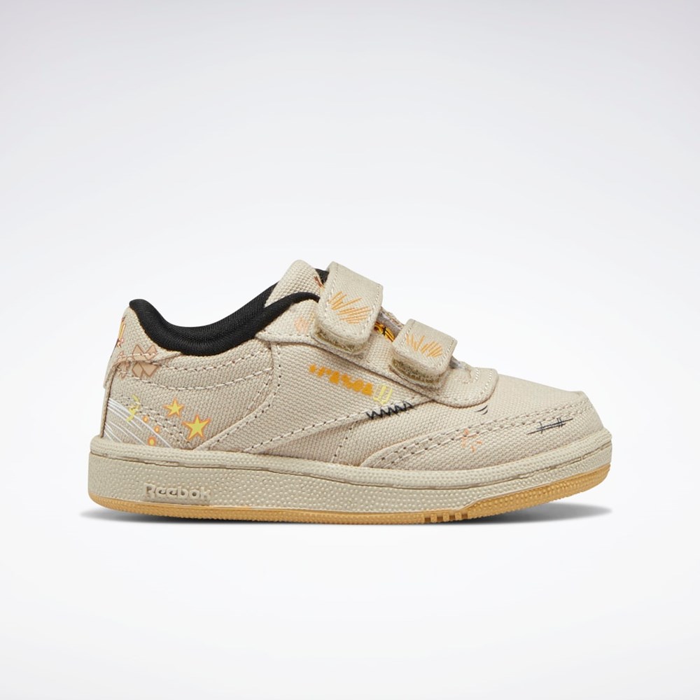 Reebok Looney Tunes Club C 85 Shoes - Toddler Mustat | RIWFNK-680