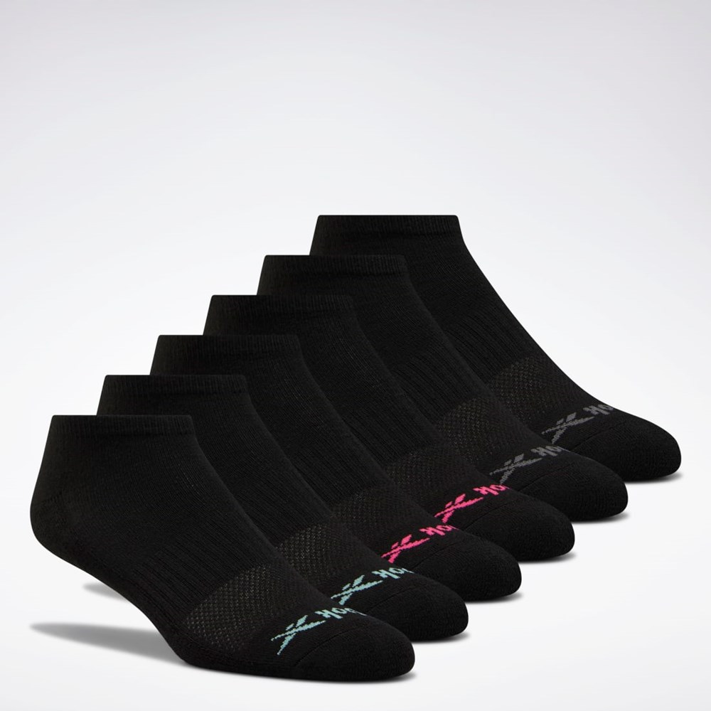 Reebok Low-Cut Basic Delta Socks Six Pack Multi | TEOBKD-605