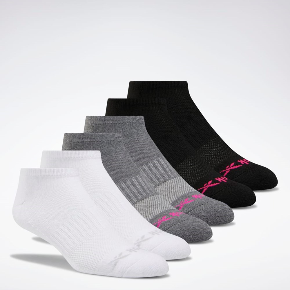 Reebok Low Cut Socks 6 Pairs Multi | LDCNWS-890
