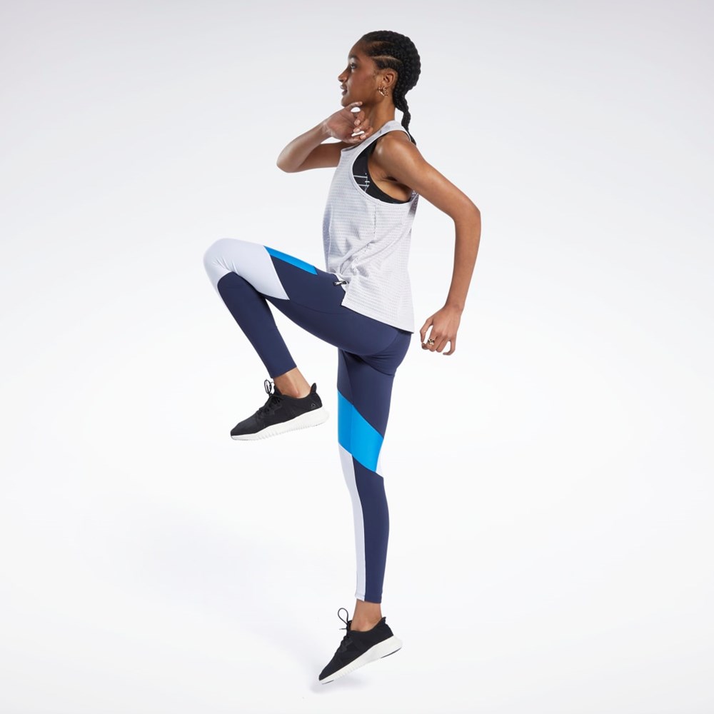 Reebok Lux 2 Leggings Laivastonsininen | XPOSGY-793