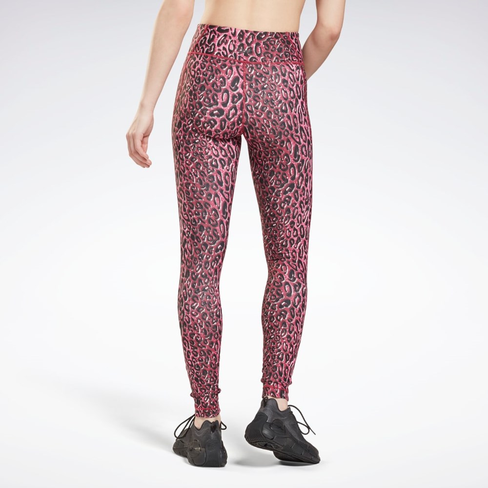 Reebok Lux Bold Leggings Punch Berry | OLPNDS-165