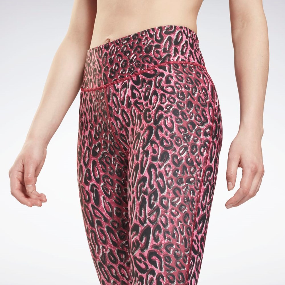 Reebok Lux Bold Leggings Punch Berry | OLPNDS-165