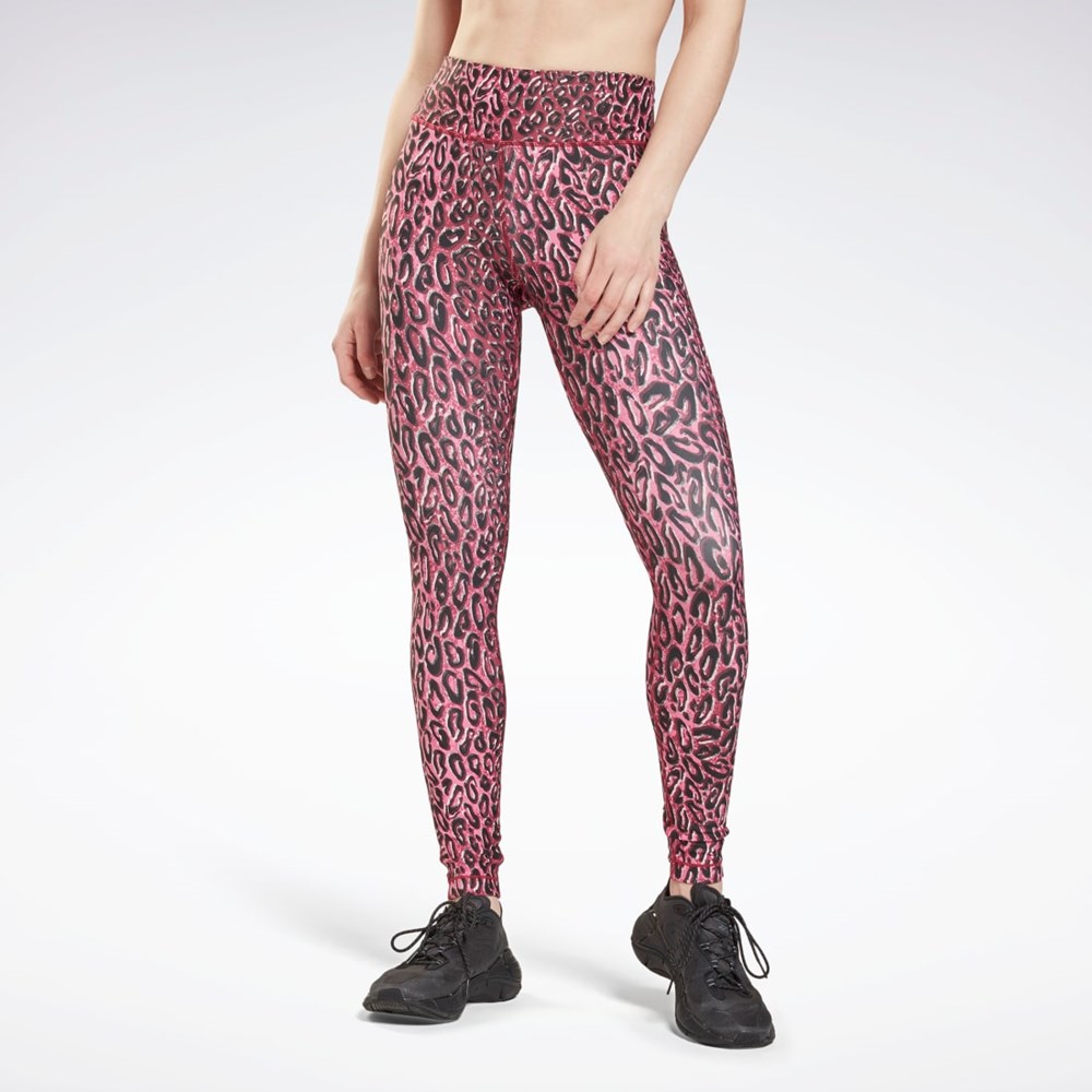 Reebok Lux Bold Leggings Punch Berry | OLPNDS-165