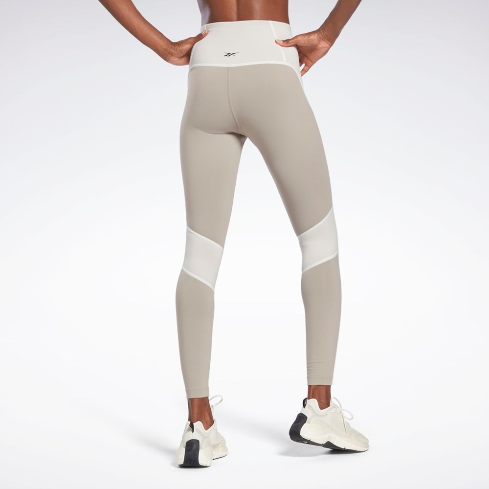 Reebok Lux High-Waisted Colorblock Tights Harmaat | RJZBKF-562