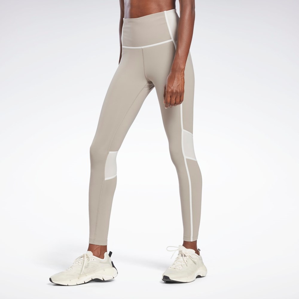 Reebok Lux High-Waisted Colorblock Tights Harmaat | RJZBKF-562