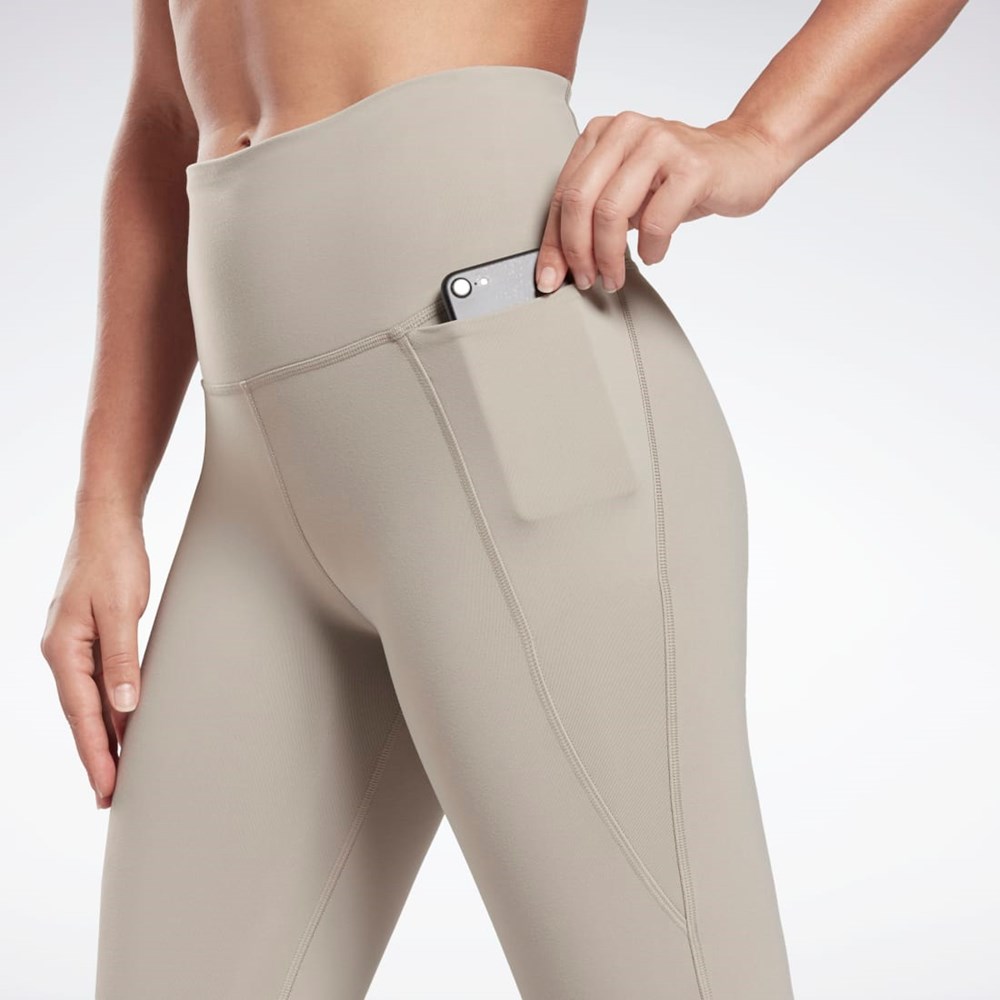 Reebok Lux High-Waisted Tights Harmaat | WZFKDE-034