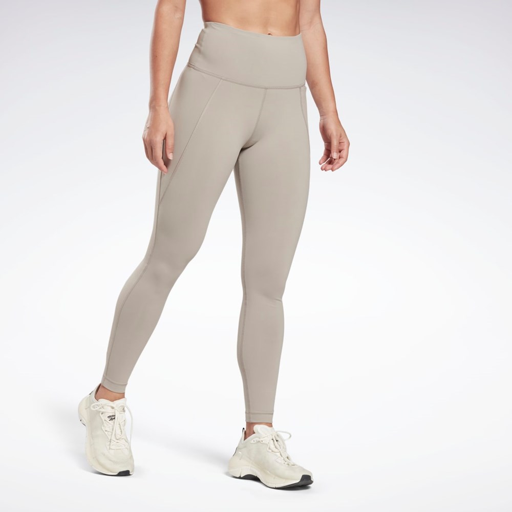 Reebok Lux High-Waisted Tights Harmaat | WZFKDE-034