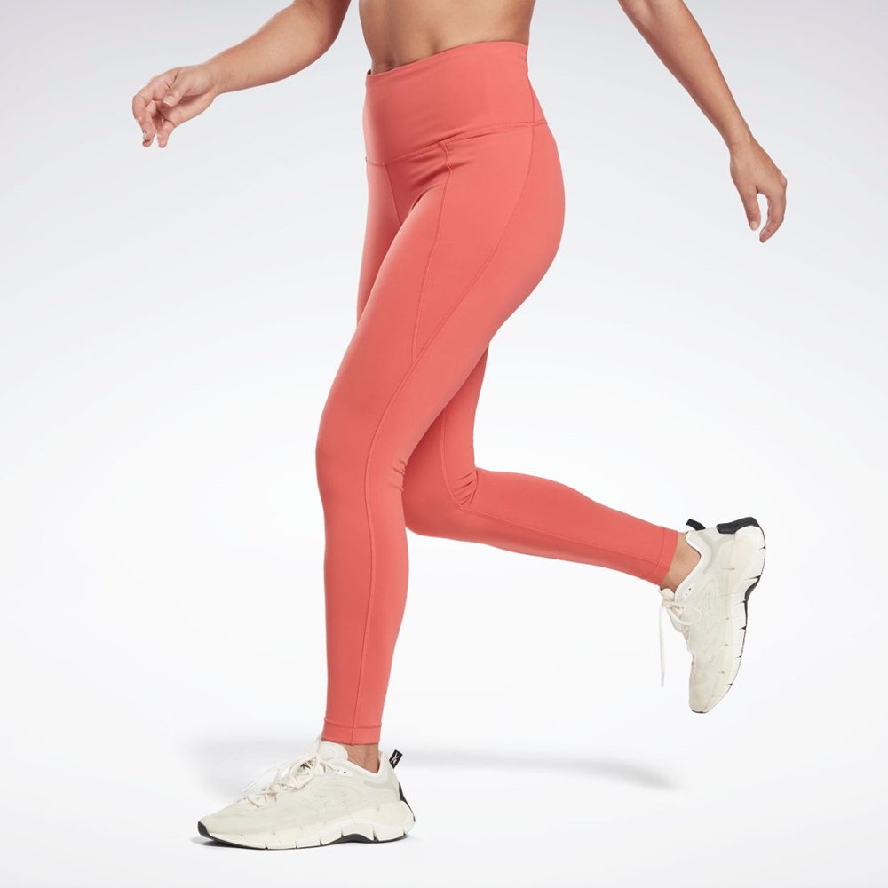Reebok Lux High-Waisted Tights Rhodonite | GSHYFT-375