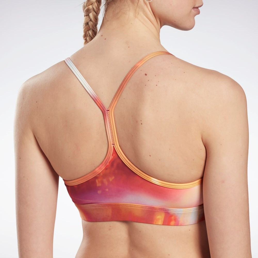 Reebok Lux Laiha Sports Bra Punch Berry | KLMBGY-983