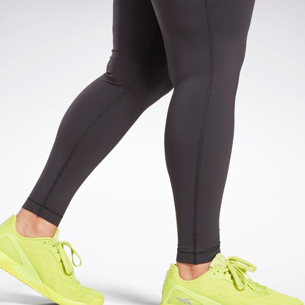 Reebok Lux Leggings (Plus Size) Mustat | JGWKLC-568