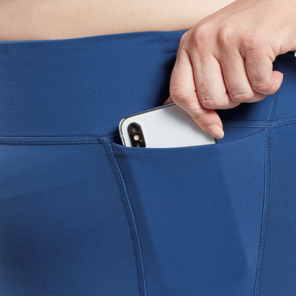 Reebok Lux Leggings (Plus Size) Sininen | VFRPWY-498