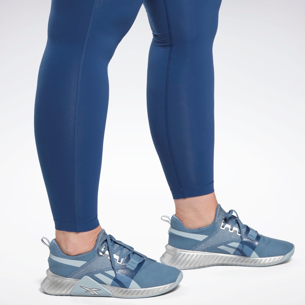 Reebok Lux Leggings (Plus Size) Sininen | VFRPWY-498
