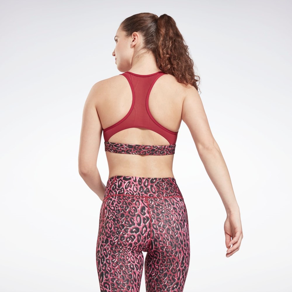 Reebok Lux Racer Pehmustettu Sports Bra Punch Berry | SDAZVG-654