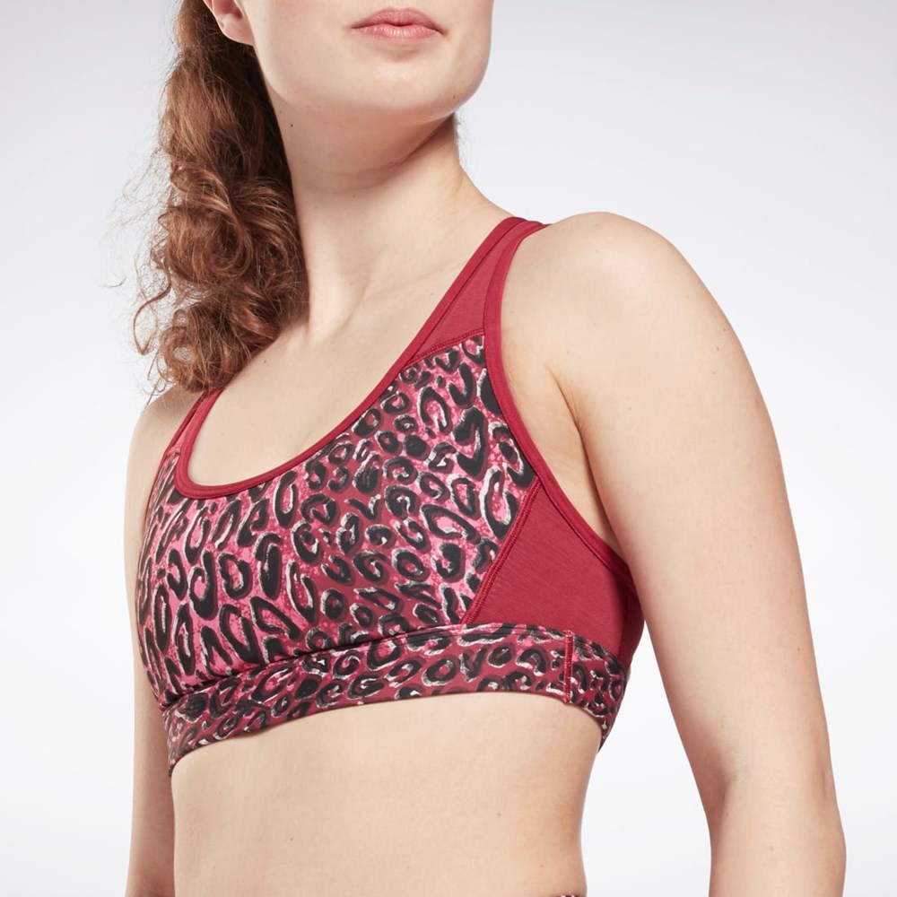 Reebok Lux Racer Pehmustettu Sports Bra Punch Berry | SDAZVG-654