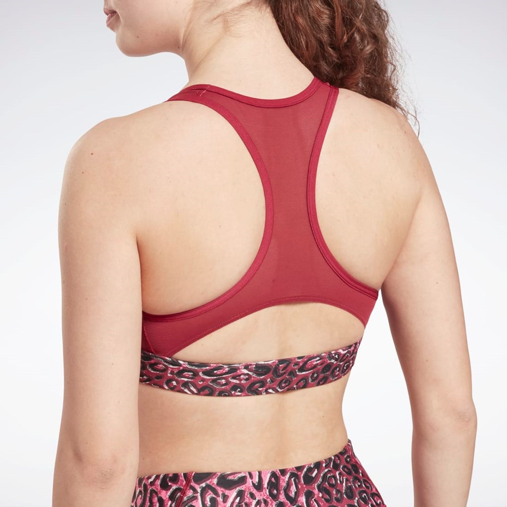 Reebok Lux Racer Pehmustettu Sports Bra Punch Berry | SDAZVG-654