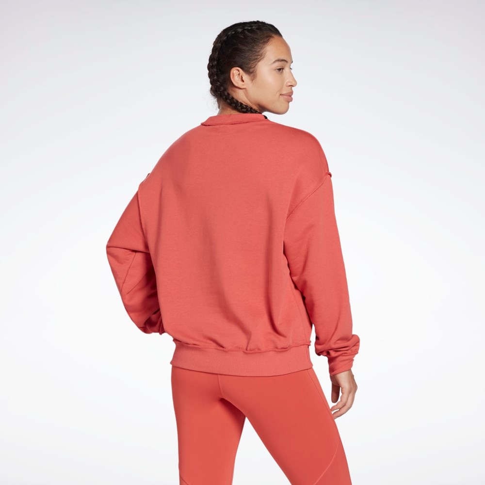 Reebok MYT Crew Sweatshirt Rhodonite | VSOUJC-685