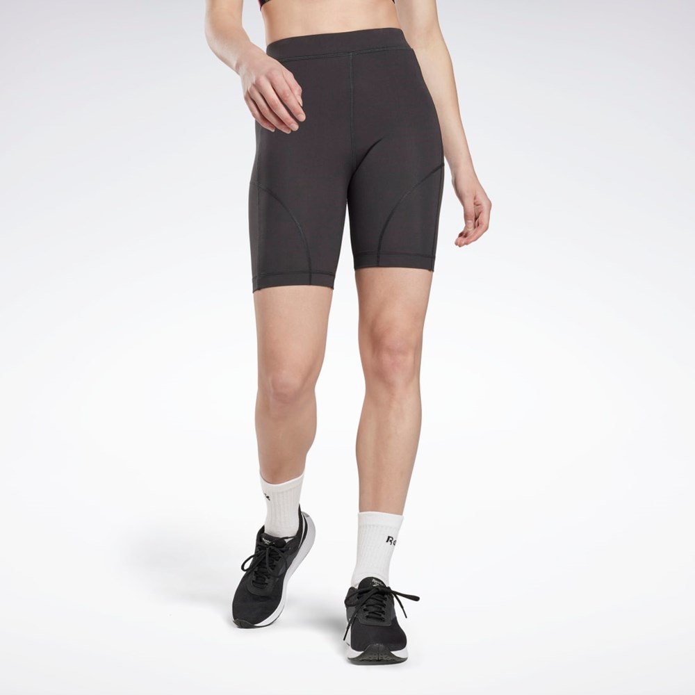 Reebok MYT Lyhyt Tights Mustat | BXAYOH-629
