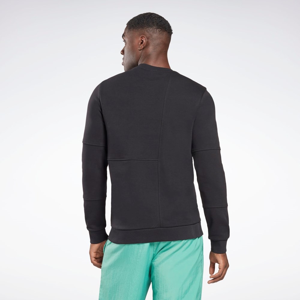 Reebok MYT Minimal Waste Crew Sweatshirt Mustat | LUERBF-983