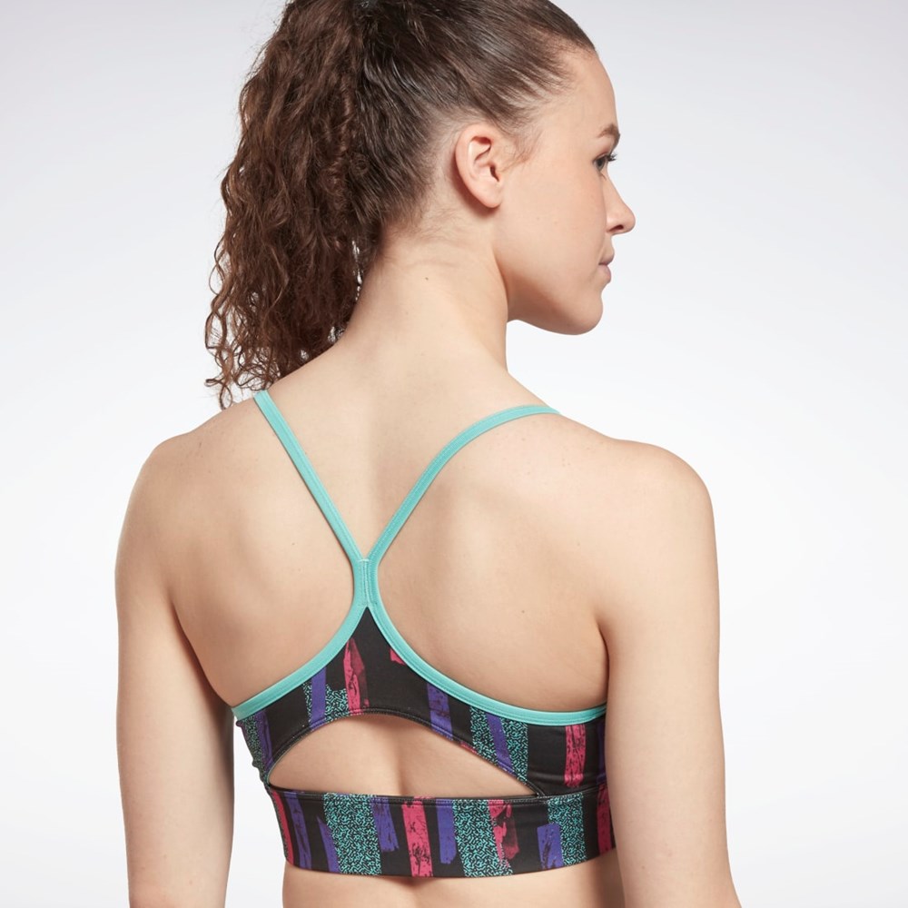Reebok MYT Printed Bra Pinkki | JPYTXS-495
