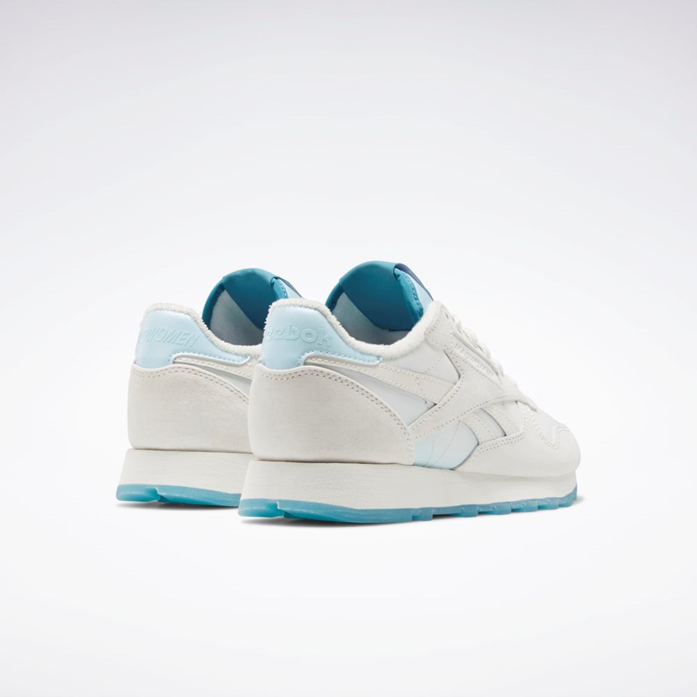 Reebok MadWomen Classic Leather Shoes Sininen | BZDTLI-976