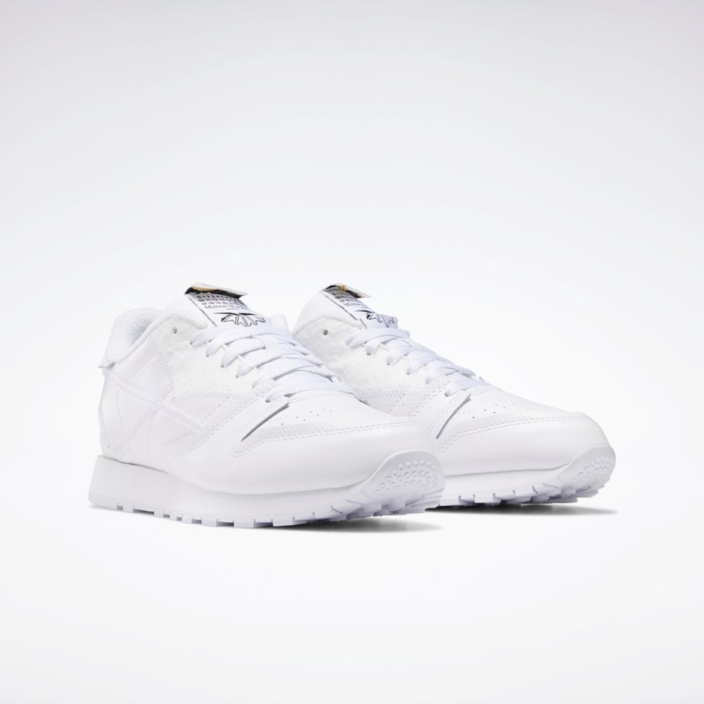 Reebok Maison Margiela CL Memory of Shoes Valkoinen Mustat Valkoinen | GHFZXN-568