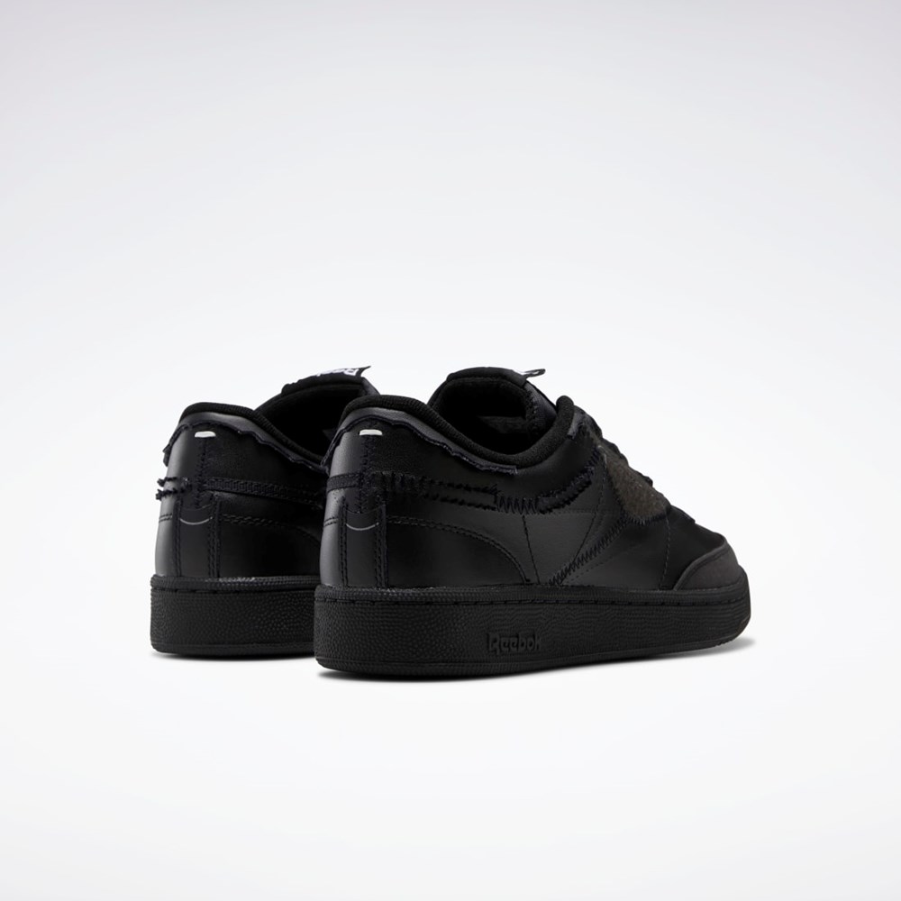 Reebok Maison Margiela Club C Memory Of Shoes Mustat Valkoinen Mustat | RBZAHE-547