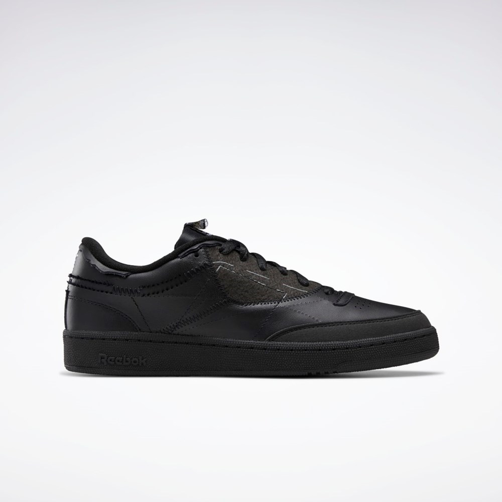 Reebok Maison Margiela Club C Memory Of Shoes Mustat Valkoinen Mustat | RBZAHE-547
