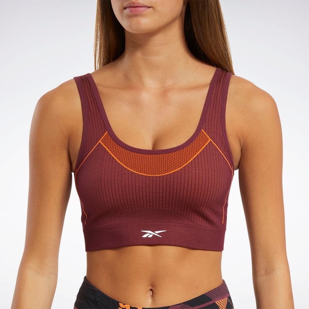 Reebok Meet You There Low-Impact Bra Viininpunainen | KLFRIA-983