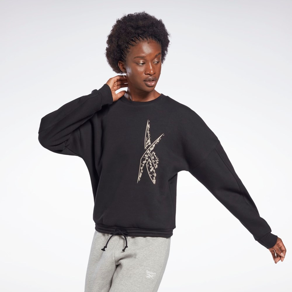 Reebok Modern Safari Cover-Up Mustat | FCDBRN-473