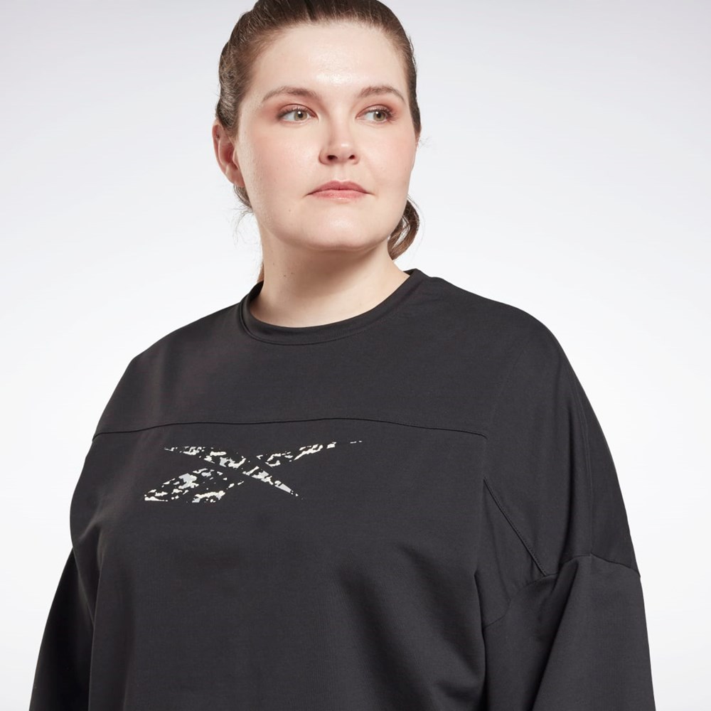 Reebok Modern Safari Coverup (Plus Size) Mustat | WVZTGC-395