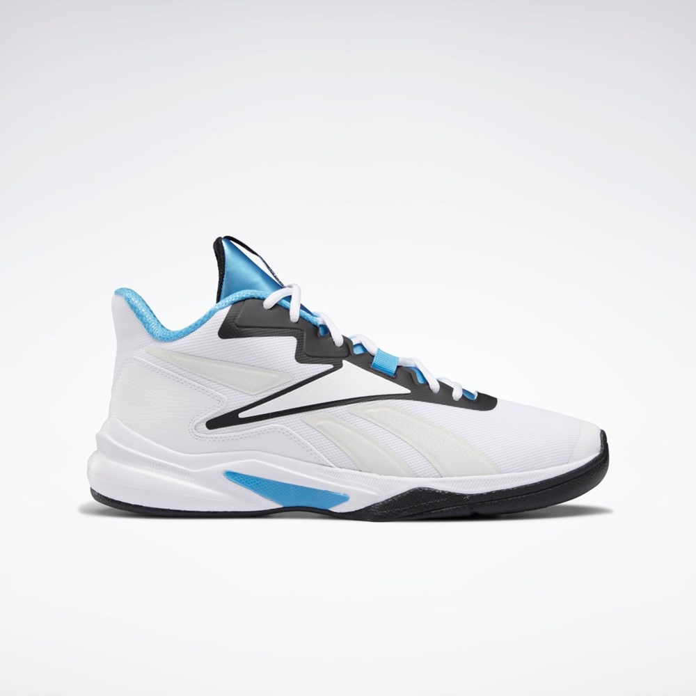 Reebok More Buckets Basketball Shoes Valkoinen Mustat Sininen | HRLPTQ-316
