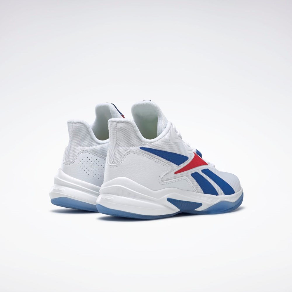 Reebok More Buckets Basketball Shoes Valkoinen Sininen Punainen | JHODUL-970